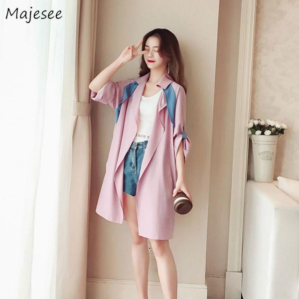 long coat women clothes plus size korean fashion pink clothing elegant trench for womens windbreaker casual streetwear soft, Tan;black
long coat women clothes plus size korean fashion pink clothing elegant trench for womens windbreaker casual streetwear soft, Tan;black
