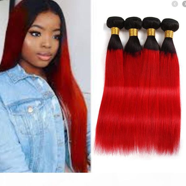 indian virgin hair extensions straight mink ombre hair 1b red 3 pieces lot 1b red three bundles straight two tones color, Black
indian virgin hair extensions straight mink ombre hair 1b red 3 pieces lot 1b red three bundles straight two tones color, Black