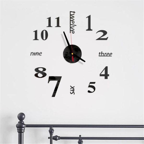 wall clocks 3d real big clock modern design fashion watches sticker diy living room decor
wall clocks 3d real big clock modern design fashion watches sticker diy living room decor