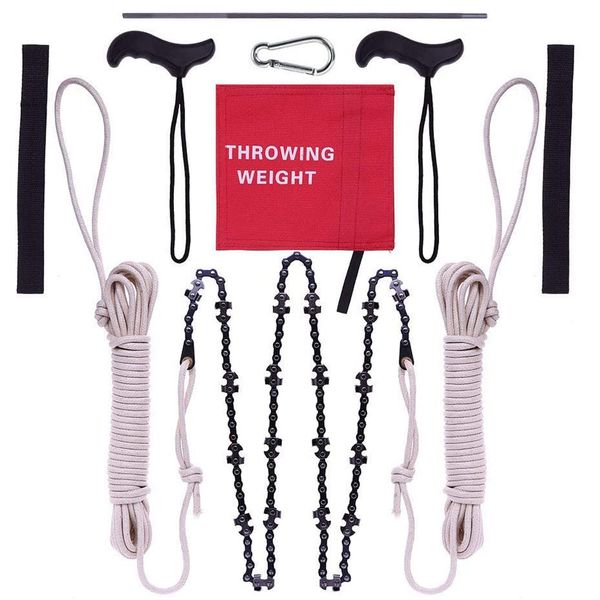 rope limb saw 48 inch high reach limb hand chain saw 40 teeth cutter on both sides for hiking, camping, emergencies hand tools
rope limb saw 48 inch high reach limb hand chain saw 40 teeth cutter on both sides for hiking, camping, emergencies hand tools