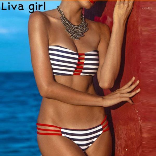 women's swimwear liva girl striped print bikinis mujer push up swimming bathing swimsuit female monokini biquini swim suit tankinis1, White;black
women's swimwear liva girl striped print bikinis mujer push up swimming bathing swimsuit female monokini biquini swim suit tankinis1, White;black