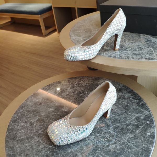 spring 2020 new style square head thick heel full diamond glittering high-heeled shoes women's v-mouth versatile show ins single shoes, Black
spring 2020 new style square head thick heel full diamond glittering high-heeled shoes women's v-mouth versatile show ins single shoes, Black