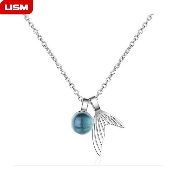new arrival fashion silver plated crystal fish tail pendant necklaces for women fine jewelry silver color
new arrival fashion silver plated crystal fish tail pendant necklaces for women fine jewelry silver color
