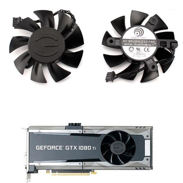 4pin pld07015b12l-1 cooling fan for evga gtx1080 ti sc2 hybrid video card fan cooler1
