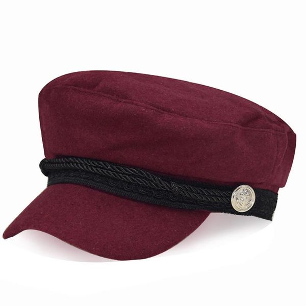 women soft octagonal cap newsboy autumn winter british style adjustable warm gift beret side badge retro wool hat #05, Blue;gray
women soft octagonal cap newsboy autumn winter british style adjustable warm gift beret side badge retro wool hat #05, Blue;gray