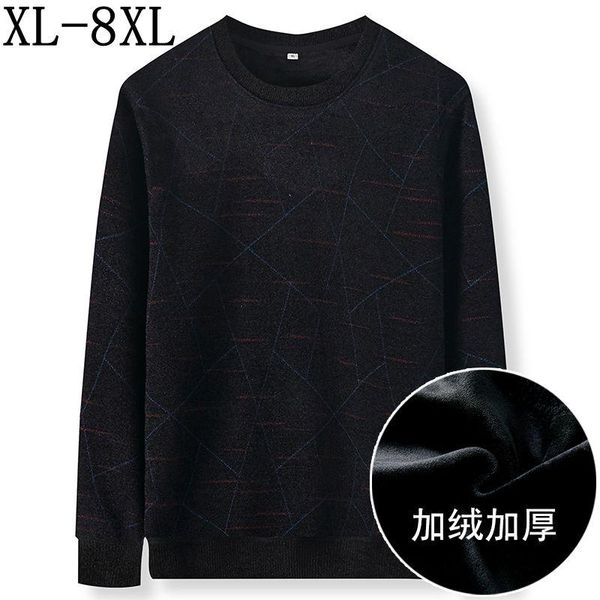 men's sweaters size 8xl 7xl 6xl oversized sweater men 2021 winter thick fleece pull soft warm male pullovers, White;black
men's sweaters size 8xl 7xl 6xl oversized sweater men 2021 winter thick fleece pull soft warm male pullovers, White;black