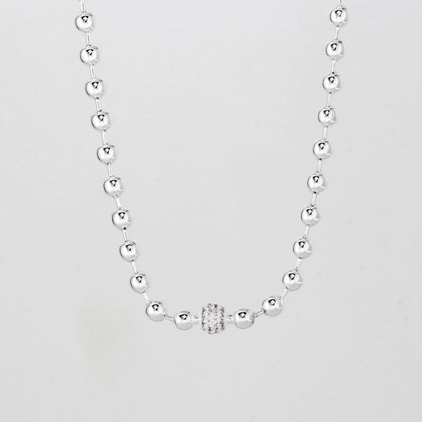 authentic 925 sterling silver beads & pave necklace for women diy jewelry bead s925 charms 45cm long
authentic 925 sterling silver beads & pave necklace for women diy jewelry bead s925 charms 45cm long