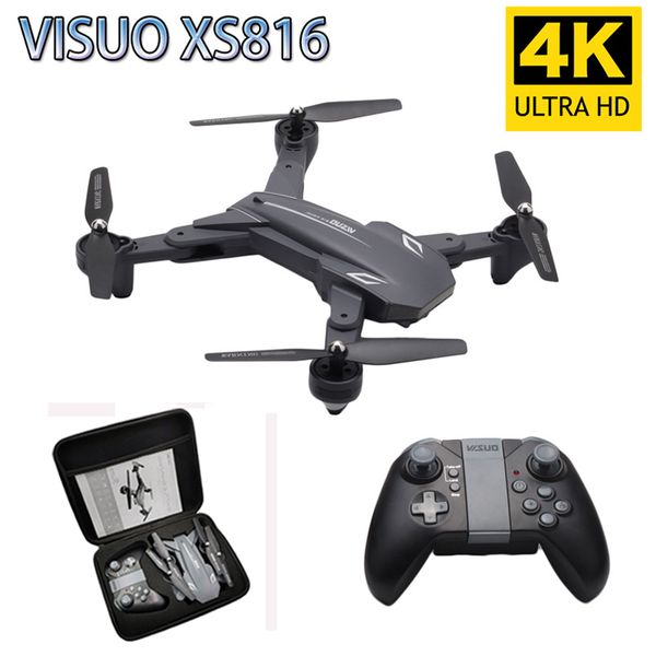 visuo xs816 rc drone 4k 1080p dual camera wifi fpv drones gesture shooting professional selfie drone vs xs809hw xs809s e58 sg106 201015
visuo xs816 rc drone 4k 1080p dual camera wifi fpv drones gesture shooting professional selfie drone vs xs809hw xs809s e58 sg106 201015
