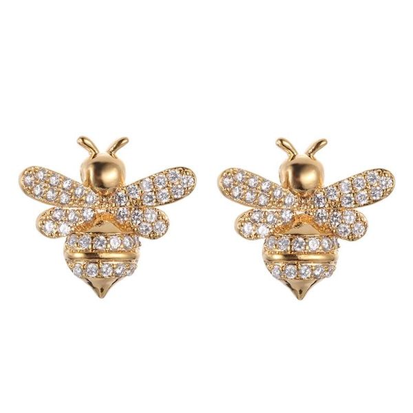 elegent bee earrings for women rhinestone studs ear jewellery small cute animal earing bijoux female, Golden;silver
elegent bee earrings for women rhinestone studs ear jewellery small cute animal earing bijoux female, Golden;silver