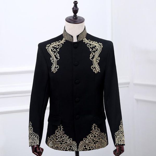 men's suits & blazers chinese style perfume masculino mens stage show dress suit terno auspicious clouds theatrical costumes jacket+pan, White;black
men's suits & blazers chinese style perfume masculino mens stage show dress suit terno auspicious clouds theatrical costumes jacket+pan, White;black