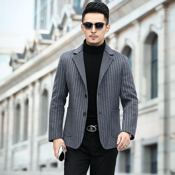 double-sided, suit the new autumn/winter 2020 men about long lapel wool coat suits in a batch1, Black
double-sided, suit the new autumn/winter 2020 men about long lapel wool coat suits in a batch1, Black