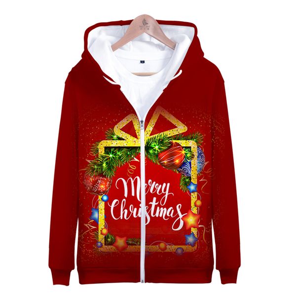 dress men's / women's long sleeve with zipper is printed on 3d christmas sweatshirt, Black
dress men's / women's long sleeve with zipper is printed on 3d christmas sweatshirt, Black