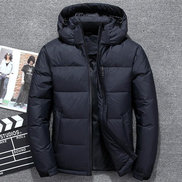 new fashion brand white duck down jackets mens warm winter coat thick mens down jackets hooded men parka masculina, Black
new fashion brand white duck down jackets mens warm winter coat thick mens down jackets hooded men parka masculina, Black