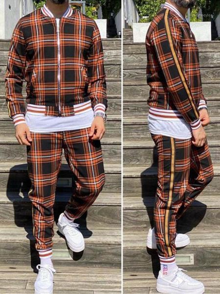 2020 fall european and american style men's slim trendy fashion 3d iattice sportswear suit gyms fitness jogging sports suit1, Gray
2020 fall european and american style men's slim trendy fashion 3d iattice sportswear suit gyms fitness jogging sports suit1, Gray