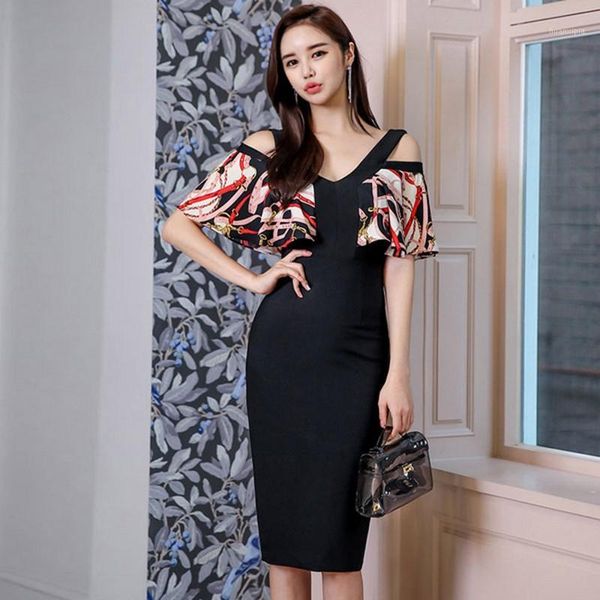 womens printing office summer dew shoulder v neck dress 2020 work wear dresses bodycon pencil business vestidos1, Black;gray
womens printing office summer dew shoulder v neck dress 2020 work wear dresses bodycon pencil business vestidos1, Black;gray