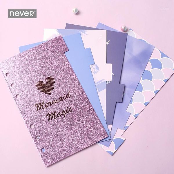 never yiwi 6 sheets mermaid painting art a6 separator page index cute loose-leaf binder planner kawaii supplies1, Purple;pink
never yiwi 6 sheets mermaid painting art a6 separator page index cute loose-leaf binder planner kawaii supplies1, Purple;pink