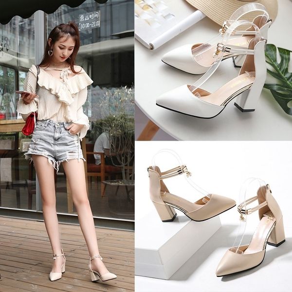 new ladies high heels summer fashion pointed leather shoes wedding party high heels ladies sandals zapatos mujer a9 y200111, Black
new ladies high heels summer fashion pointed leather shoes wedding party high heels ladies sandals zapatos mujer a9 y200111, Black