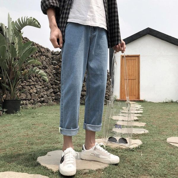 men's jeans summer 2021 teenagers cowboy street hip hop men's straight korean trend youth wild loose casual harem cropped pants1, Blue
men's jeans summer 2021 teenagers cowboy street hip hop men's straight korean trend youth wild loose casual harem cropped pants1, Blue