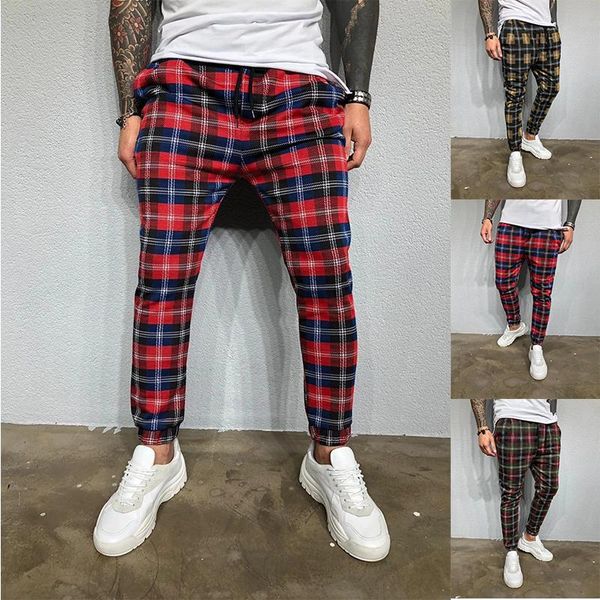 european and american men's plaid 3d digital printing casual fashion sports pants men pliad pants, Black
european and american men's plaid 3d digital printing casual fashion sports pants men pliad pants, Black