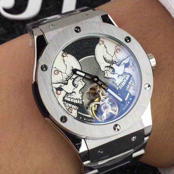 2019 men's classic tourmaline watch, anti-reflection table mirror, automatic mechanical movement 316 steel, Slivery;brown
2019 men's classic tourmaline watch, anti-reflection table mirror, automatic mechanical movement 316 steel, Slivery;brown