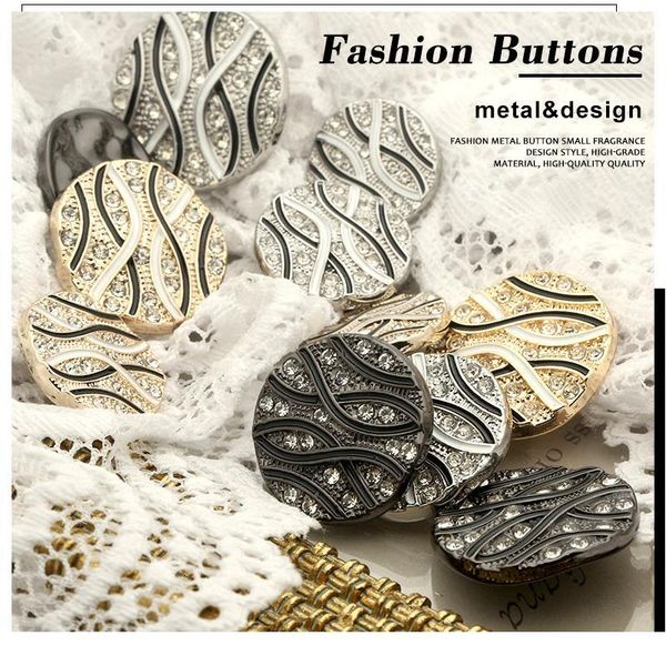 rhinestone gold silver black sprite metal decorative buttons for clothing craft needlework sewing botones 18 20 23 2 bbyflf, Blike;white
rhinestone gold silver black sprite metal decorative buttons for clothing craft needlework sewing botones 18 20 23 2 bbyflf, Blike;white
