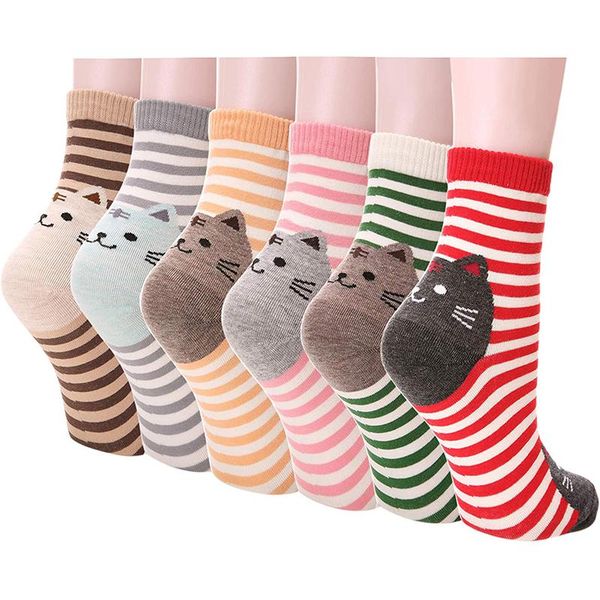 6 pairs socks cat party favors birthday gift for girlfriend cartoon animal cute casual cotton novelty crew socks party gift for christmas
6 pairs socks cat party favors birthday gift for girlfriend cartoon animal cute casual cotton novelty crew socks party gift for christmas