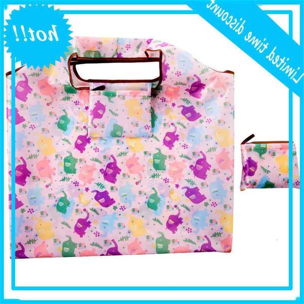 2019 foldable reusable dead pouch recycle storage handbags eco handbag