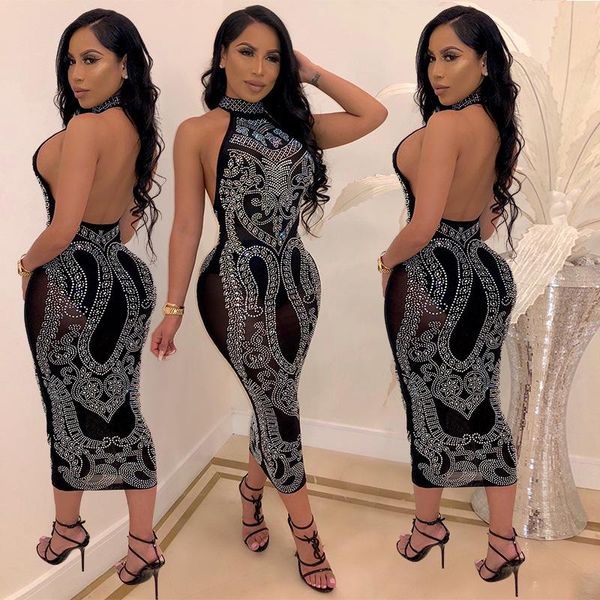 nightclub dress women's fashion party dress drilling black mesh bodycon for girls, Black;gray
nightclub dress women's fashion party dress drilling black mesh bodycon for girls, Black;gray