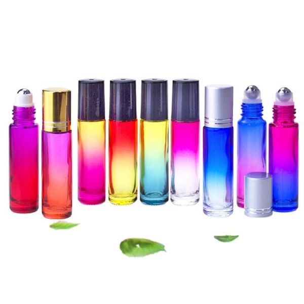 storage bottles & jars 10ml gradual changing color bottle roll on colorful cap refillable perfume glass empty vial essential oil
storage bottles & jars 10ml gradual changing color bottle roll on colorful cap refillable perfume glass empty vial essential oil