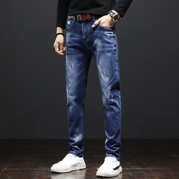 jeans spring and autumn 2020 youth fashion casual casual pants jeansjeans and jeansmen's trend slim elastic mid waist pants men's, Blue
jeans spring and autumn 2020 youth fashion casual casual pants jeansjeans and jeansmen's trend slim elastic mid waist pants men's, Blue