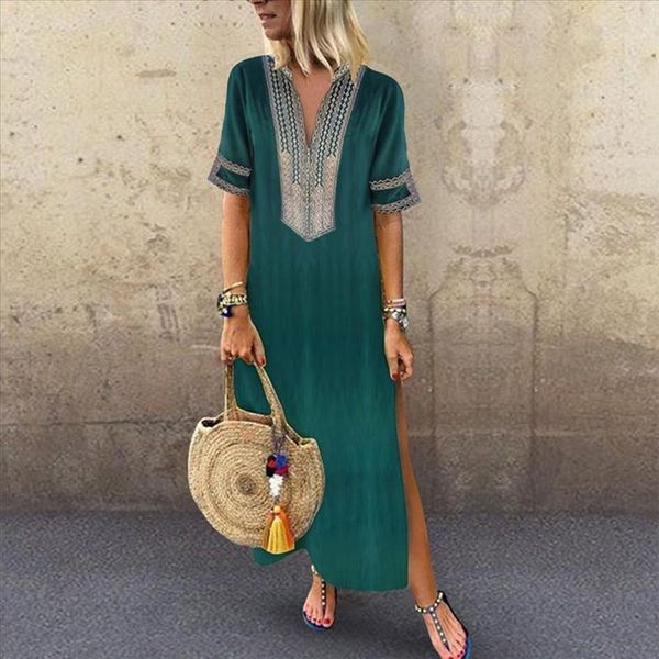 womens printed long sleeve v neck maxi dress hem baggy kaftan long dress drop shipping good quality, Black;gray
womens printed long sleeve v neck maxi dress hem baggy kaftan long dress drop shipping good quality, Black;gray