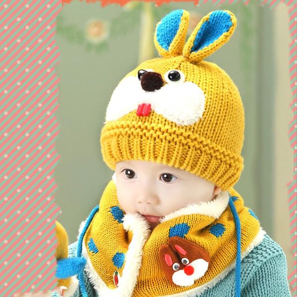2pcs/set knit baby hats scarf turban beanie warm wool caps soft hat for childern girls boys elastic bonnet autumn winter, Yellow
2pcs/set knit baby hats scarf turban beanie warm wool caps soft hat for childern girls boys elastic bonnet autumn winter, Yellow