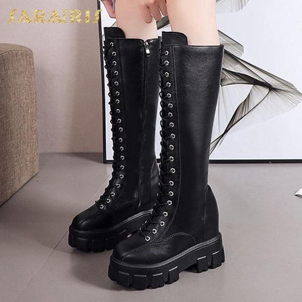 boots sarairis fashion 2021 high heels comfortable motorcycle woman shoes platform zip up cross-tied knee, Black
boots sarairis fashion 2021 high heels comfortable motorcycle woman shoes platform zip up cross-tied knee, Black
