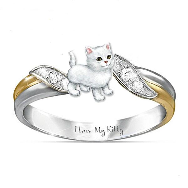 wedding rings i love my kitty cat ring austria crystal children cartoon animal finger lovely jewelry for girls kids gift, Slivery;golden
wedding rings i love my kitty cat ring austria crystal children cartoon animal finger lovely jewelry for girls kids gift, Slivery;golden