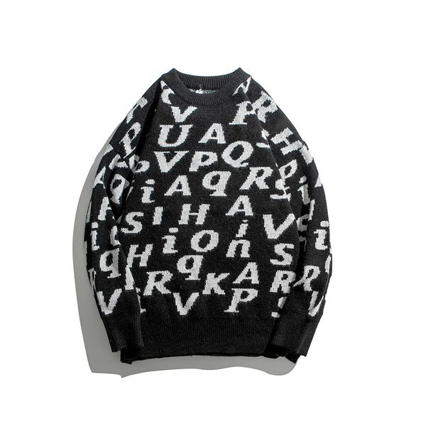 2020 dark full letters men's sweater jacquard knitwear sweaters men pullover loose sweater women couple clothing, White;black
2020 dark full letters men's sweater jacquard knitwear sweaters men pullover loose sweater women couple clothing, White;black