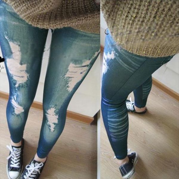 new womens ladies vintage jeans distressed legging fake hole stretchy girl skinny jeggings blue women leggings sport winter, Black
new womens ladies vintage jeans distressed legging fake hole stretchy girl skinny jeggings blue women leggings sport winter, Black
