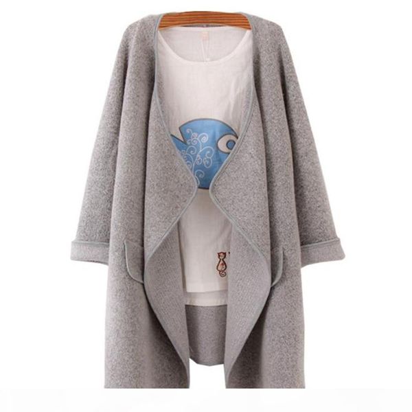 wholesale- korean designer winter female women solid lapel long sleeve loose knitted sweater cardigan coat jacket chaquetas mujer, White;black
wholesale- korean designer winter female women solid lapel long sleeve loose knitted sweater cardigan coat jacket chaquetas mujer, White;black