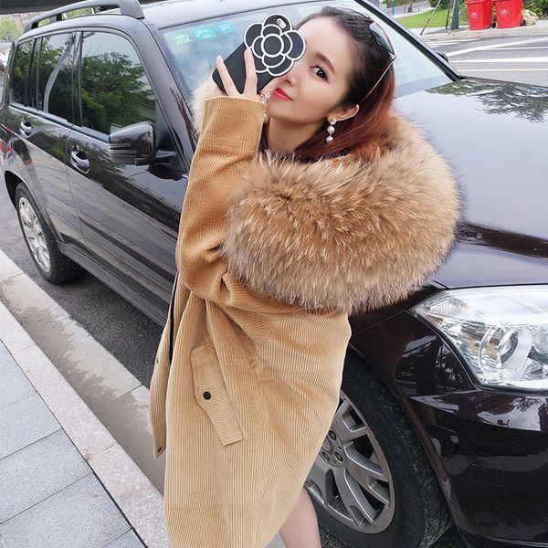 2021 new winter detachable rex velvet-lined rabbit jacket keep warm parker raccoon skin women's coat loos 9prf, Black
2021 new winter detachable rex velvet-lined rabbit jacket keep warm parker raccoon skin women's coat loos 9prf, Black
