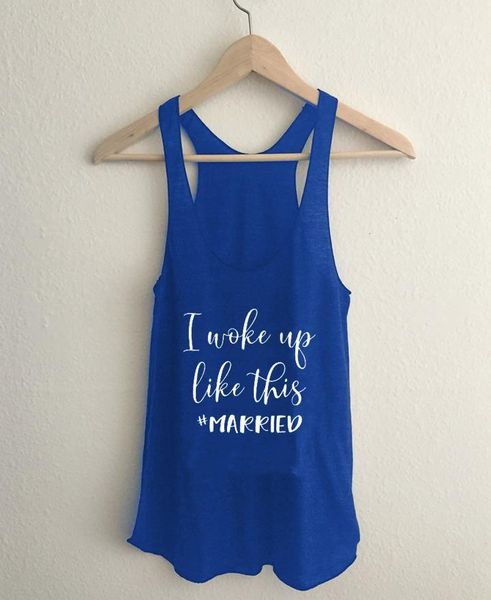 vest i woke up like this engagment wedding honeymoon women tank letter print summer cotton funny casual sleeveless tee1, White
vest i woke up like this engagment wedding honeymoon women tank letter print summer cotton funny casual sleeveless tee1, White