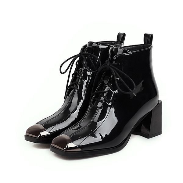 2021 female leather ankle black high heels with winter shoes woman as party boots hafq
2021 female leather ankle black high heels with winter shoes woman as party boots hafq