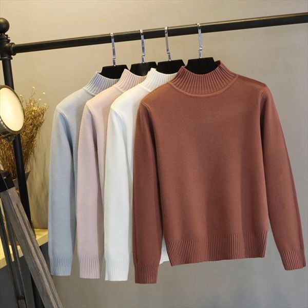 thick autumn winter warm women pullover sweater basic casual turtleneck sweater soft warm female jumper, White;black
thick autumn winter warm women pullover sweater basic casual turtleneck sweater soft warm female jumper, White;black