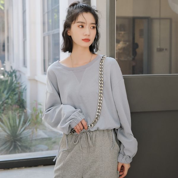 women's autumn winter 2020 new korean version ins sweater sweater super versatile long sleeve hem drawstring pullover mbjat mbja, Black
women's autumn winter 2020 new korean version ins sweater sweater super versatile long sleeve hem drawstring pullover mbjat mbja, Black