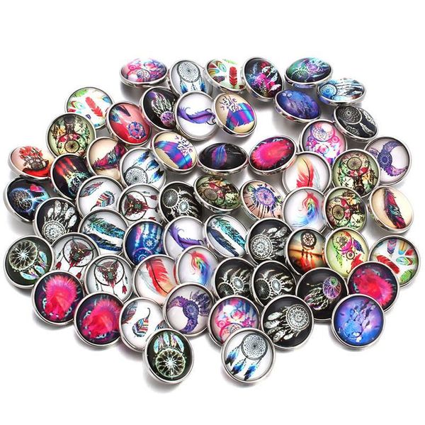 10pcs/lot new glass snap button jewelry random dream catcher fit 18mm diy snap bracelet jewel bbyhbm
10pcs/lot new glass snap button jewelry random dream catcher fit 18mm diy snap bracelet jewel bbyhbm