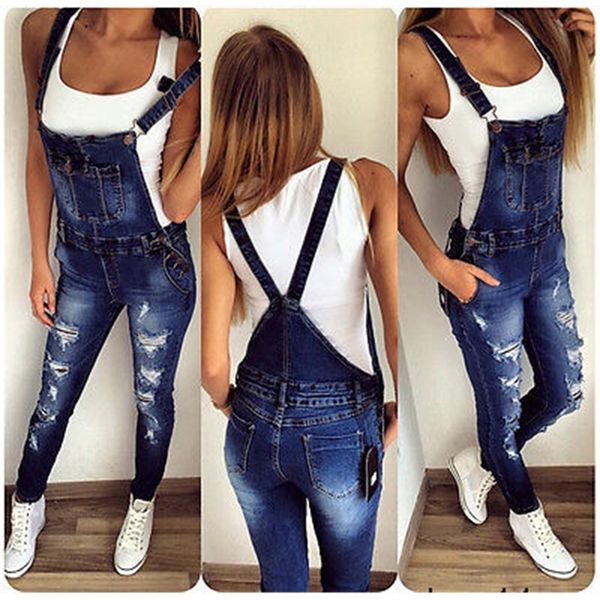 wholesale- womens jumpsuit denim overalls ripped casual loose skinny jeans pants hole salopette jeans women overalls size s-xl 3m74, Blue
wholesale- womens jumpsuit denim overalls ripped casual loose skinny jeans pants hole salopette jeans women overalls size s-xl 3m74, Blue