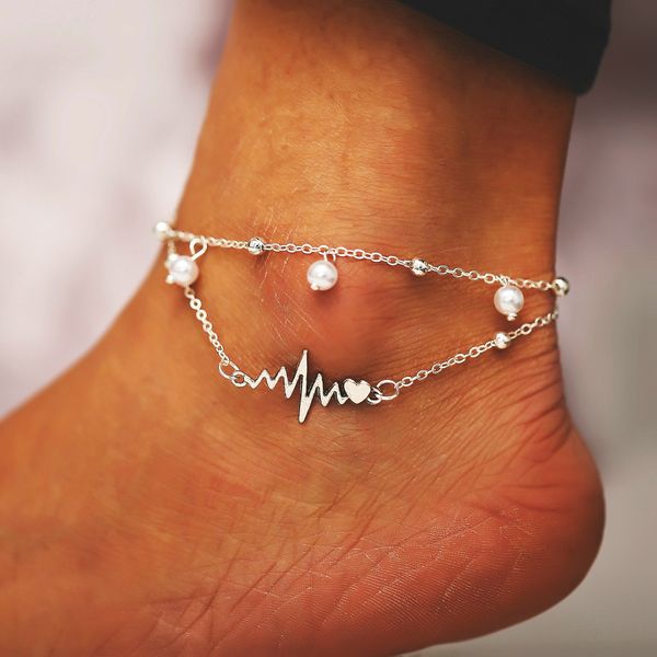 2021new product anklet fashion two-piece pearl chain ecg anklet set for women, Red;blue
2021new product anklet fashion two-piece pearl chain ecg anklet set for women, Red;blue