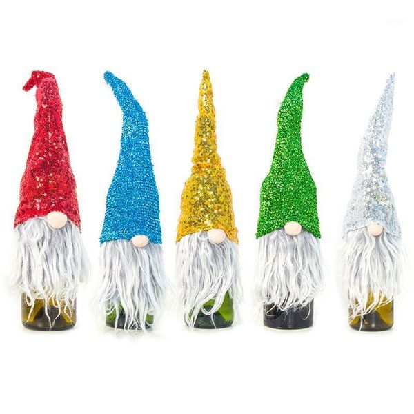 christmas decorations red wine bottle cover bags sequin swedish gnome santa decoration xmas party home dining decor1
christmas decorations red wine bottle cover bags sequin swedish gnome santa decoration xmas party home dining decor1