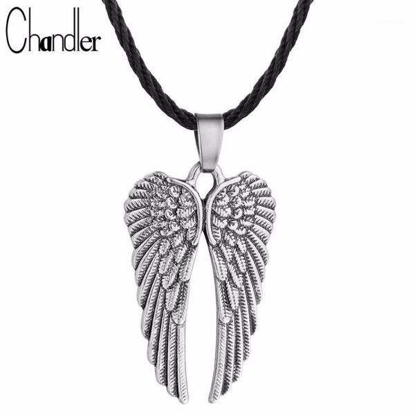 chandler 1pcs angel wing guardian choker necklaces men vintage gothic feather pendants antique tone kolye fashion jewelry1, Silver
chandler 1pcs angel wing guardian choker necklaces men vintage gothic feather pendants antique tone kolye fashion jewelry1, Silver