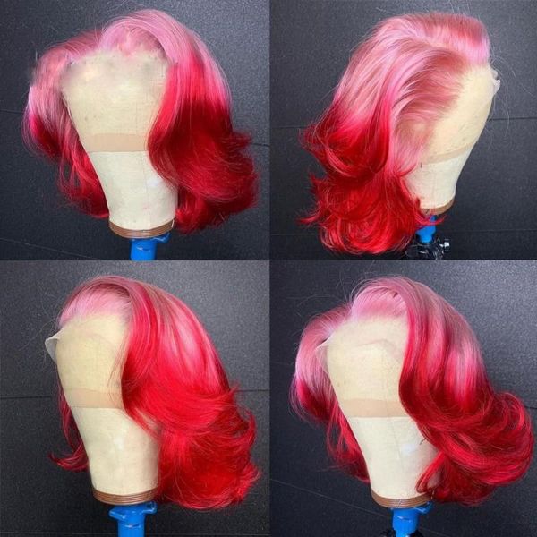 13x4 lace front wig bob human hair wigs ombre colored pink grey green wigs pre plucked brazilian remy hair 150% with baby, Black;brown
13x4 lace front wig bob human hair wigs ombre colored pink grey green wigs pre plucked brazilian remy hair 150% with baby, Black;brown