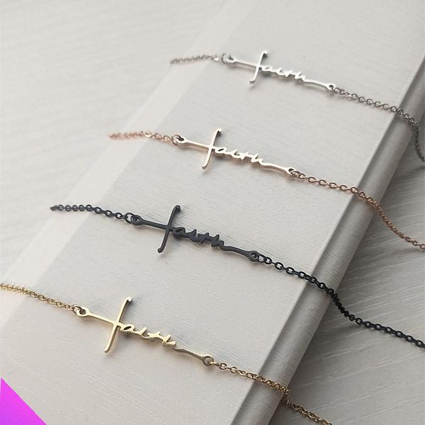 wholesale 10 new amulet letter faith bracelet stainless steel women men faith cross bracelet jewelry christmas gift 4 colors, Black
wholesale 10 new amulet letter faith bracelet stainless steel women men faith cross bracelet jewelry christmas gift 4 colors, Black