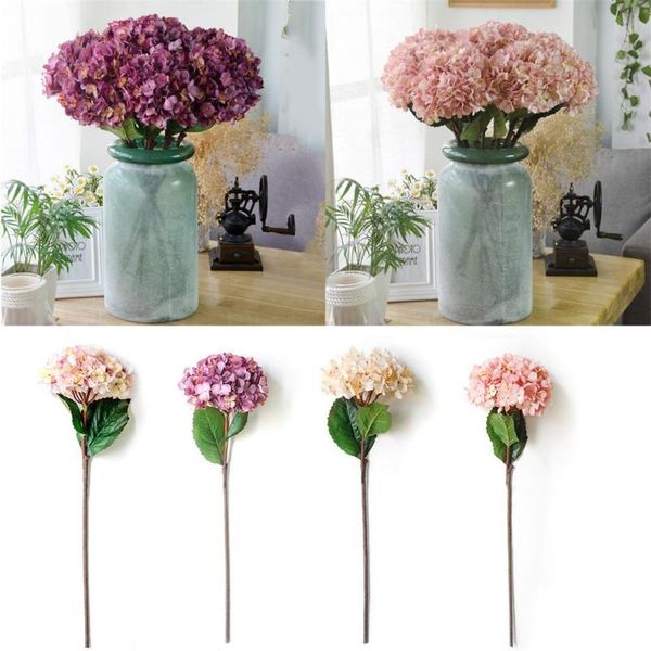 artificial flowers european single large head hydrangea bouquet simulation fake flower home wedding party decoration faux floral
artificial flowers european single large head hydrangea bouquet simulation fake flower home wedding party decoration faux floral